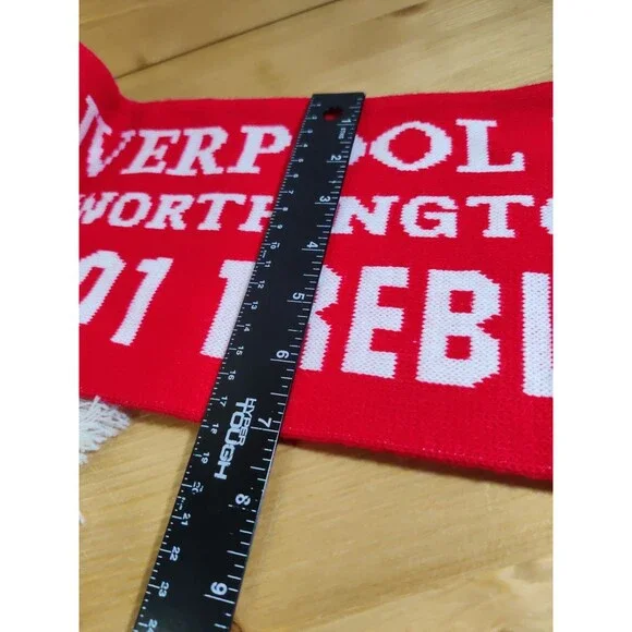 OFFICIAL LIVERPOOL 2001 TREBLE CUP WINNERS RARE SCIARPA SCARF BUFANDA ~56x7" - Picture 3 of 8